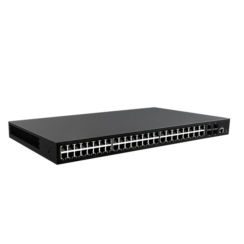 SW5248-MGF-600 - Adjuastable PoE Switch, 48 poE + 4 Gigabit SFP ports,…