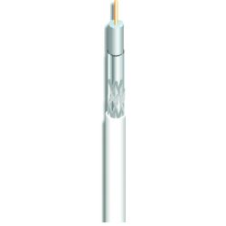 Ikusi CUL-440 Bobina 100m Cable coaxial Cu/Al. RG6. Clase B. ICT. PVC blanco. Eca