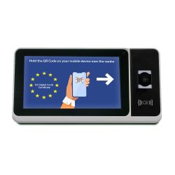 ZKTeco ZPADPLUSQR ZKTeco QR reader of EU certificate of COVID…