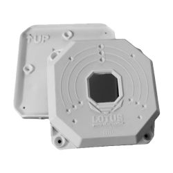 CBOX-LOTUS - Junction box, White colour, Made of plastic