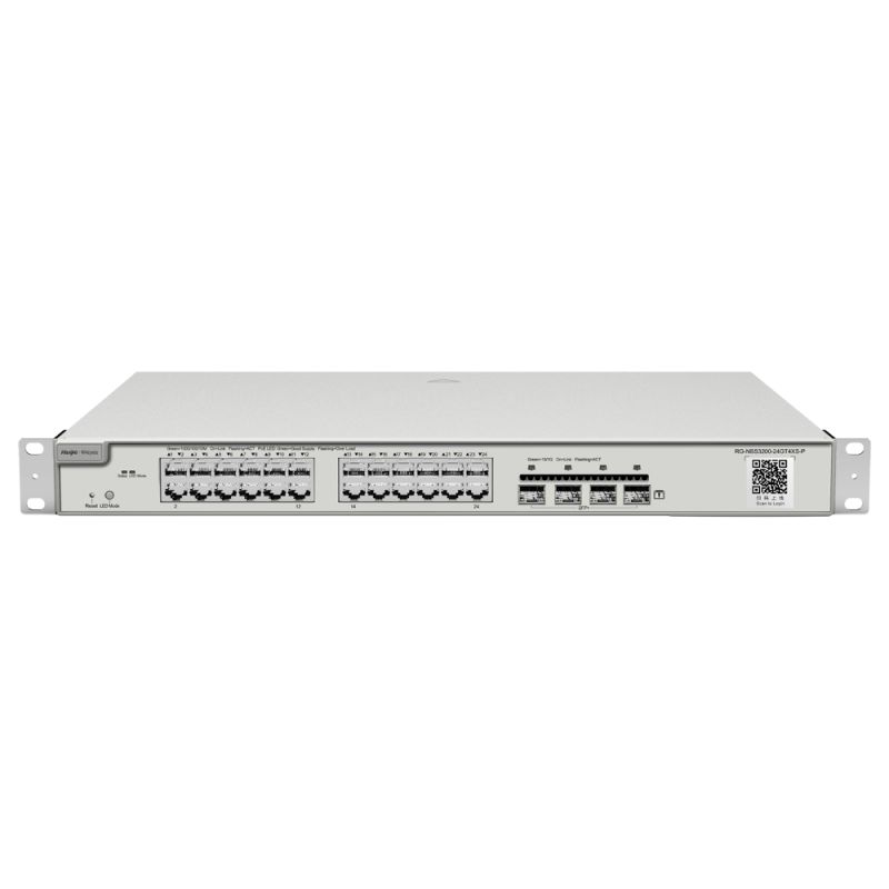 RG-NBS3200-24GT4XS-P - Reyee, Switch PoE Gestionable Capa 2, 24 puertos PoE +…