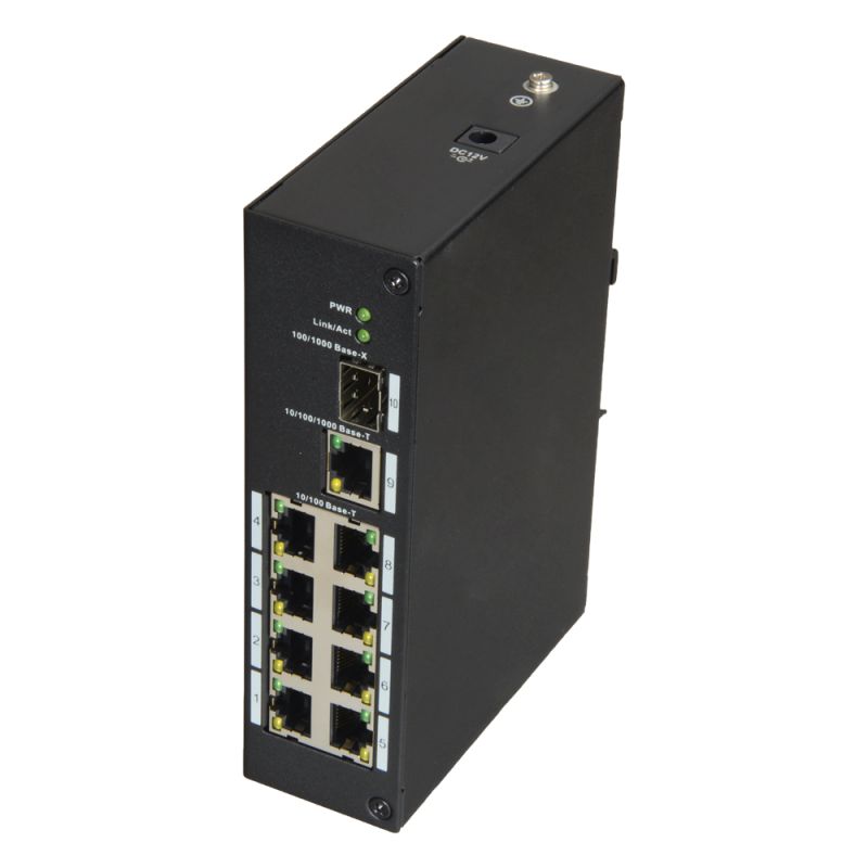 X-Security XS-SW09-C-DIN - X-Security, Switch de mesa, 8 portas RJ45 + 1 Uplink…