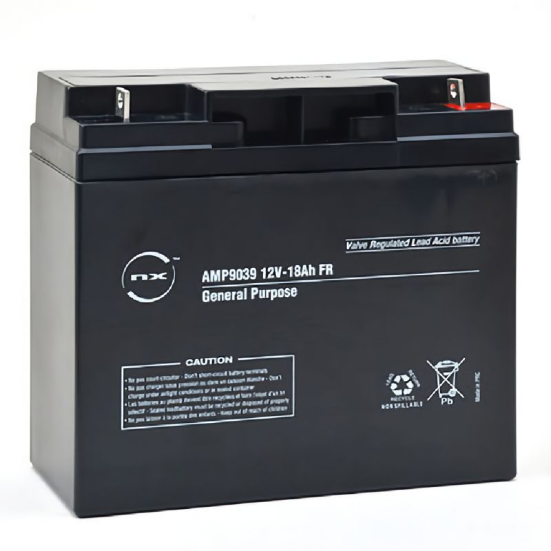 Global BAT-12V18Ah Batterie plomb AGM 12V-18Ah