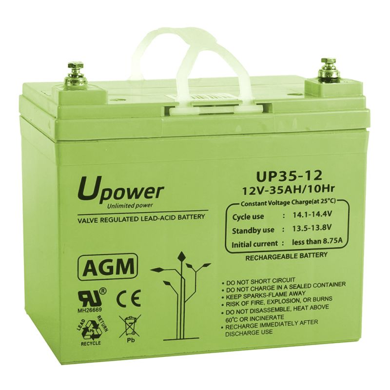 Global BAT-12V35Ah Bateria de chumbo AGM 12V-35Ah