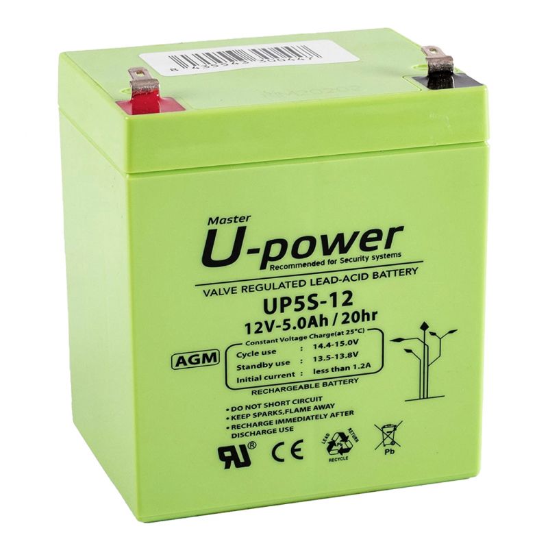 Global BAT-12V5Ah AGM lead battery 12V-5Ah