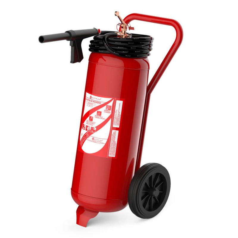 Elitex T000111P TROLLEY WITH 50 KG ABC FIRE EXTINGUISHER