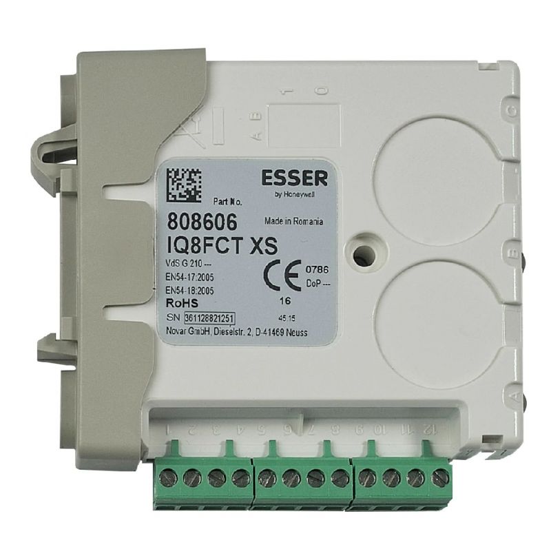 Esser 808606 1 INPUT 1 OUTPUT RELAY MODULE