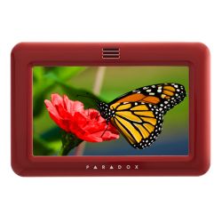 Paradox FPLATE-W82 Cadre de clavier TM50 couleur rouge