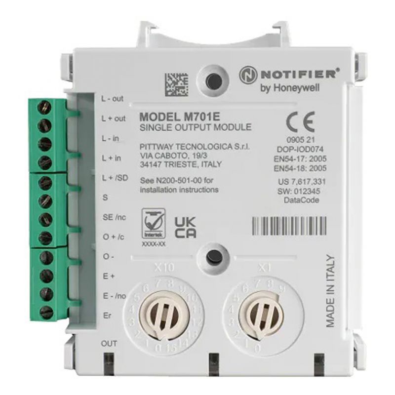 Notifier M701E Módulo de control direccionable de 1 salida…