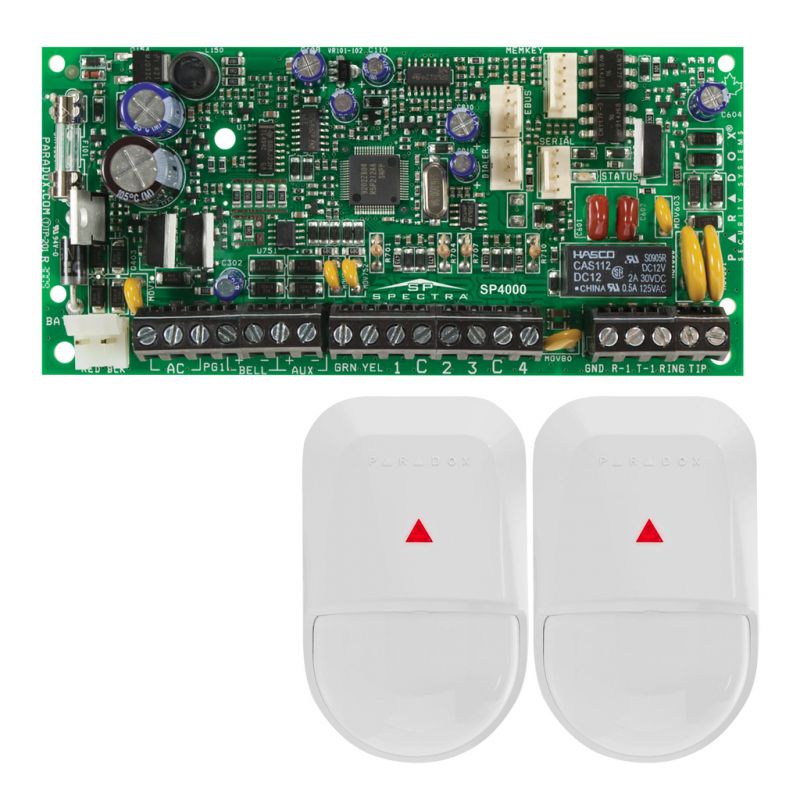 Paradox SP4000-KIT SP4000 CENTRAL PLATE + 2 NV5 DETECTORS