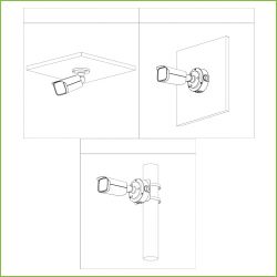 Dahua HAC-HFW2501TU-Z-A HDCVI tubulaire 4 en 1 5 m DN WDR…