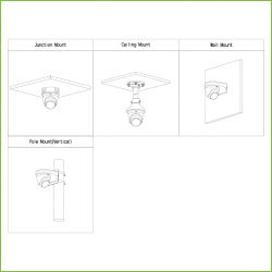 Dahua HAC-HDW1231TQ-A-0280B Dôme HDCVI 4IN1 2M 1080P WDR…