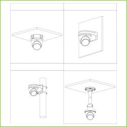 Dahua HAC-HDW1500T-Z Dôme HDCVI 5M DN ICR DWDR IR60m 0Lux…