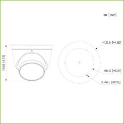 Dahua HAC-HDW1509T-Z-A-LED Dome HDCVI 4IN1 5M FULL COLOR WDR…