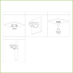 Dahua IPC-EB5541-AS FishEye H265 5M DN WDR 1.4mm IK10 IP67 Audio…