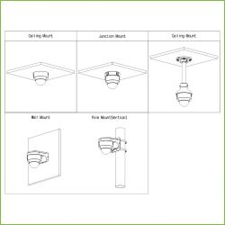 Dahua IPC-HDBW5449R1-ZE-LED Dôme IP H265 4M COULEUR WDR 140dB…