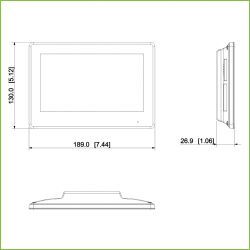 Dahua KTP04(F) Kit de entrada de porta de vídeo IP externo para…