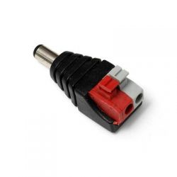 Drutp DCJACK+P-M Male power jack to push-pin terminal