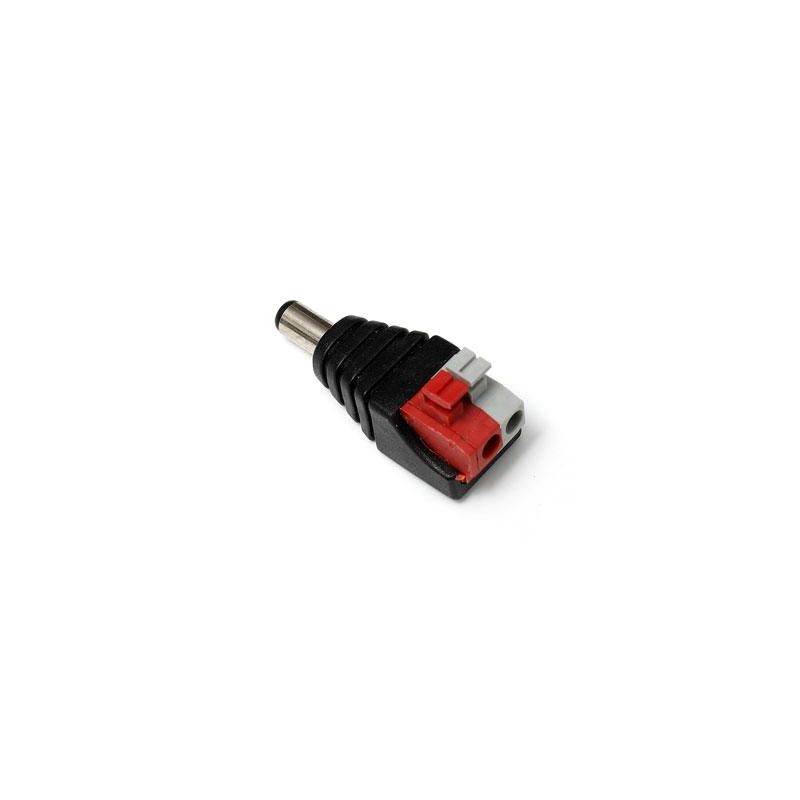 Drutp DCJACK+P-M Male power jack to push-pin terminal