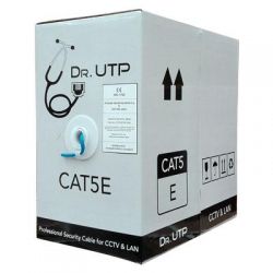 Drutp UTPCAT5E-305 Bobina 305mts Cabo UTP CAT5e 0,50mm CPR Azul…