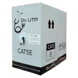 Drutp UTPCAT5E-305-EXT Carretel 305mts UTP CAT5e Cabo externo…