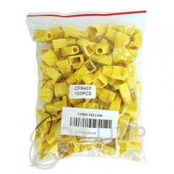 Drutp CFR45-YELLOW Yellow Cap for RJ45 Connector in Bag 100 units