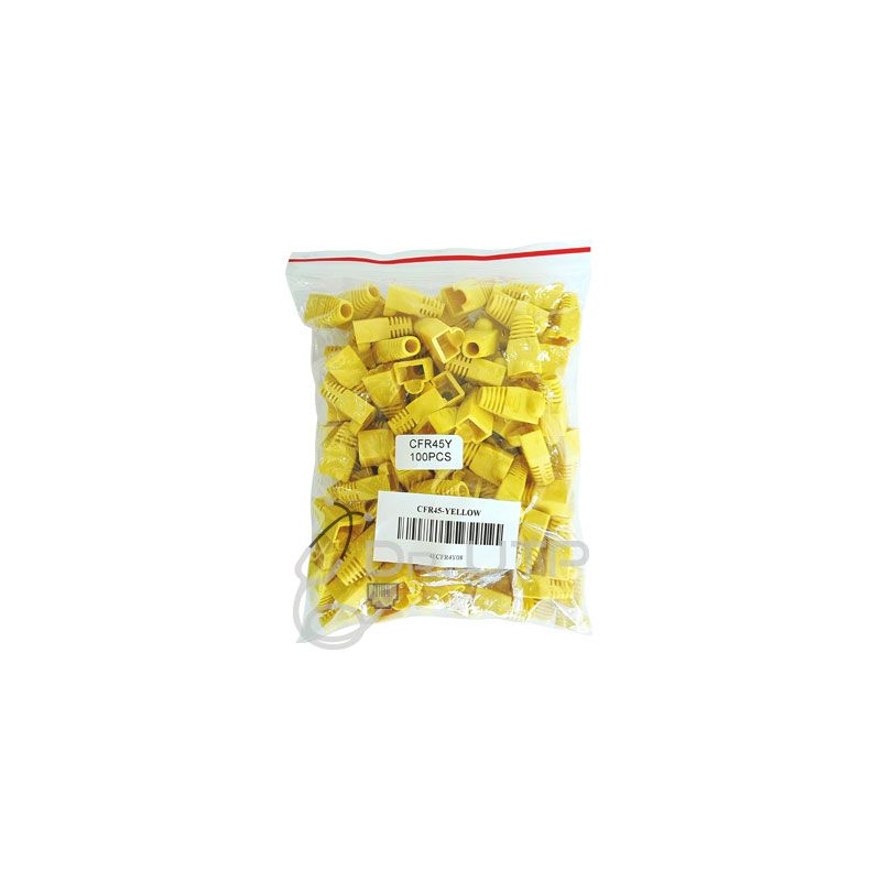 Drutp CFR45-YELLOW Yellow Cap for RJ45 Connector in Bag 100 units