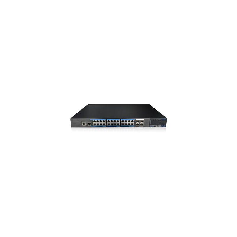 Utepo UTP7524GE-POE-4GF Commutateur PoE à anneau rapide 24…