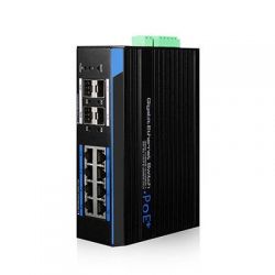 Utepo UTP7308GE-POE Switch industriel Fast-Ring Hi-PoE 8 ports…