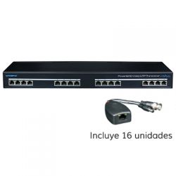 Utepo UTP116PV-HD2 Conversor de vídeo UTP 16 canais 4 em 1 +…