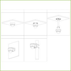 Dahua HAC-HDBW1231RA-Z-A Dôme HDCVI 4IN1 2M 1080P WDR Starlight…