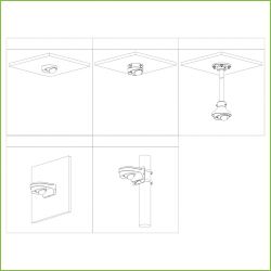 Dahua HAC-HDBW3200F Dôme HDCVI 4IN1 2M 1080P DN ICR dWDR IR20m…