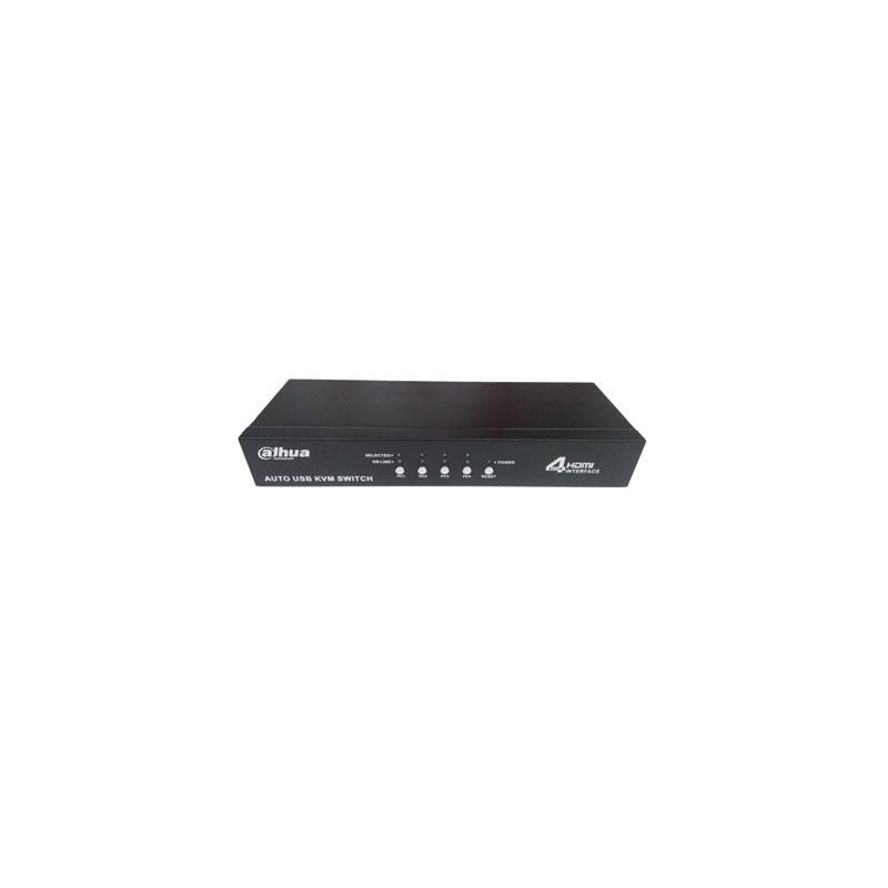 Dahua KVM0401HM-E100 Comutador KVM HDMI+USB de 4 dispositivos