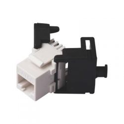 Drutp KJ-RJ45-CAT6-TL Keystone RJ45 fêmea CAT6 sem ferramentas