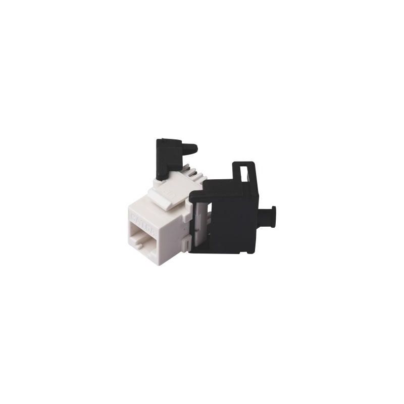 Drutp KJ-RJ45-CAT6-TL Keystone RJ45 fêmea CAT6 sem ferramentas