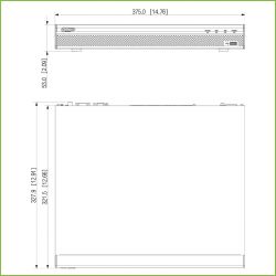 Dahua NVR4232-16P-4KS2/L NVR 32 canais 160 Mbps 4K H265 HDMI…