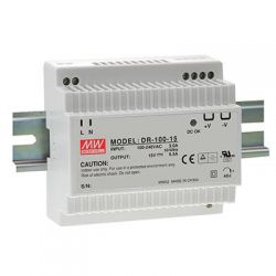 Mean well DR-100-12 Switching Power Supply for DIN Rail 90W…