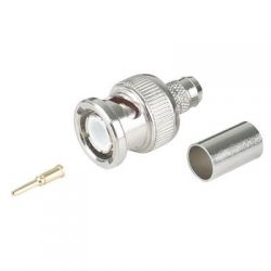 Drutp BNC1 Conector BNC para crimpagem RG59 1 unidade