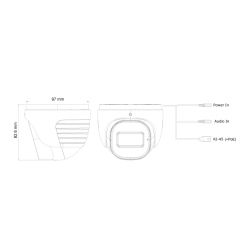 Provision DI-340IPE-28 Domo IP 4MP H265 WDR IR20m 2.8mm PoE IP67…