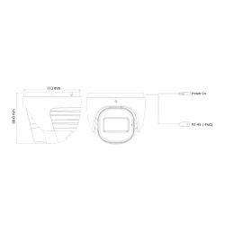 Provision DI-320IPS-VF Dôme IP 2MP H265 dWDR IR40m 2.8-12mm VF…