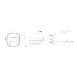 Provision I2-320IPS-28 IP tubulaire 2MP H265 dWDR IR20m 2.8mm…