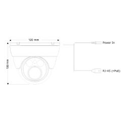 Provision DI-350IP5SMVF Dôme IP 5MP H.265 IR25m 3.3-12mm VFM…