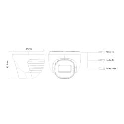 Provision DI-320A-28 Dome AHD 4IN1 1080P IR20m 2.8mm IP67