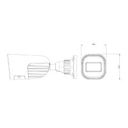 Provision I4-320A-VF Tubulaire AHD 4IN1 1080P IR40m 2.8-12mm VF…