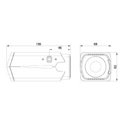 Provision BX-391A AHD 4IN1 1080P Box Camera. CS lens mount