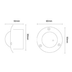 Provision DL-392A37 Câmera Oculta Ufo AHD 4IN1 1080P 3,7mm…