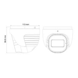 Provision DI-350A-MVF Dome AHD 4IN1 5MP IR40m 2.8-12mm MVF IP67