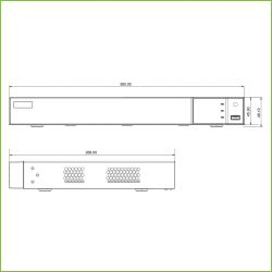 Provision DEC-0104(1U) Décodeur IP pour 4 moniteurs 4x HDMI…