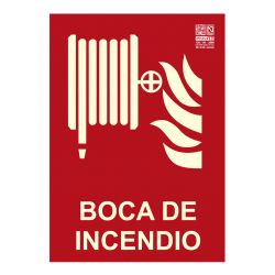 Implaser EX230N-A4 Señal boca de incendio s/marco 29,7x21cm