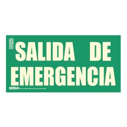 Implaser EV293N Señal salida de emergencia 29,7x14,8cm